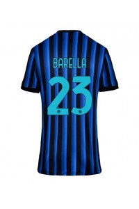 Inter Milan Nicolo Barella #23 Voetbaltruitje Thuis tenue Dames 2025-26 Korte Mouw